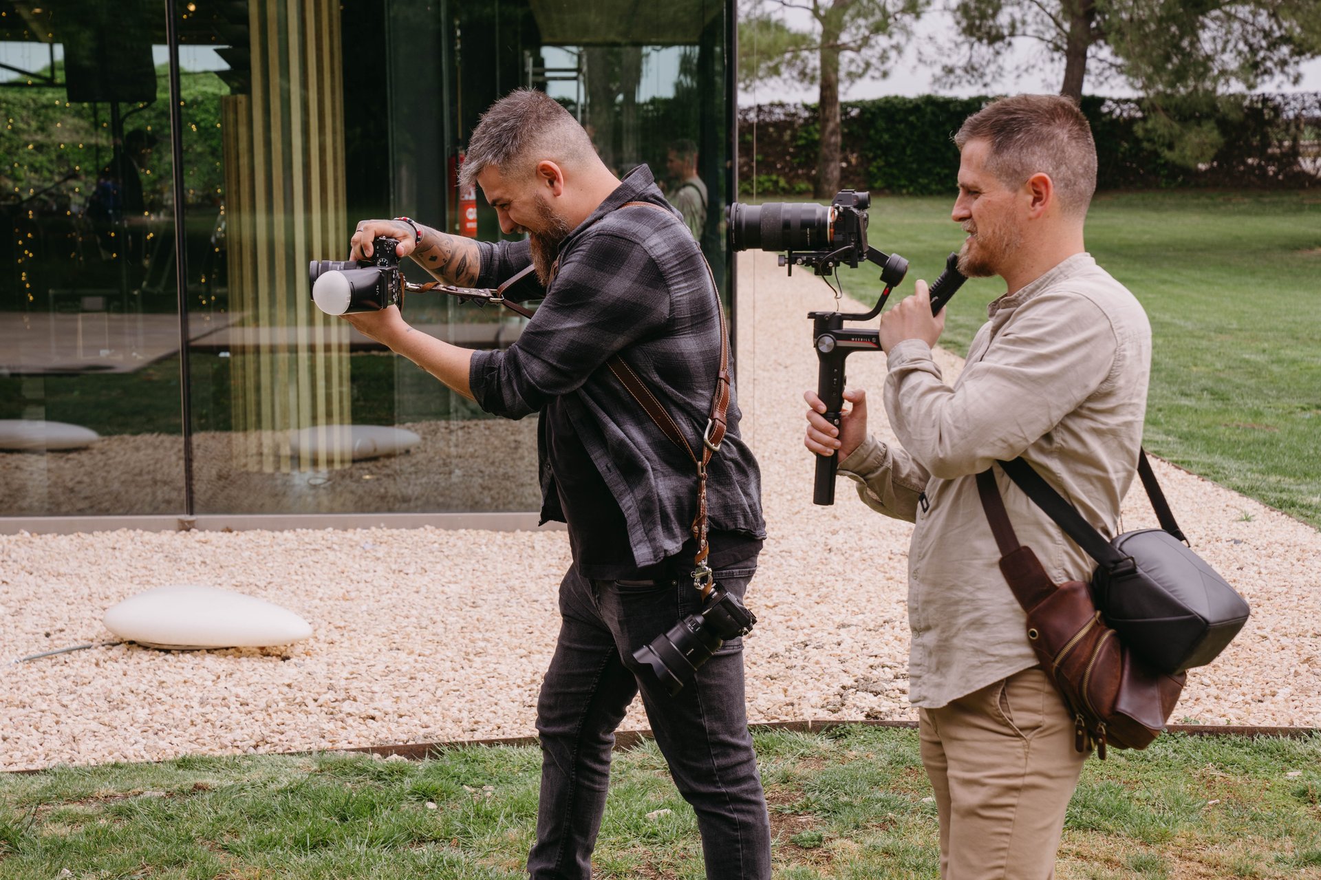 Ferran (fotògraf) i Eric (videògraf) de Lifetime Weddings a Tarragona