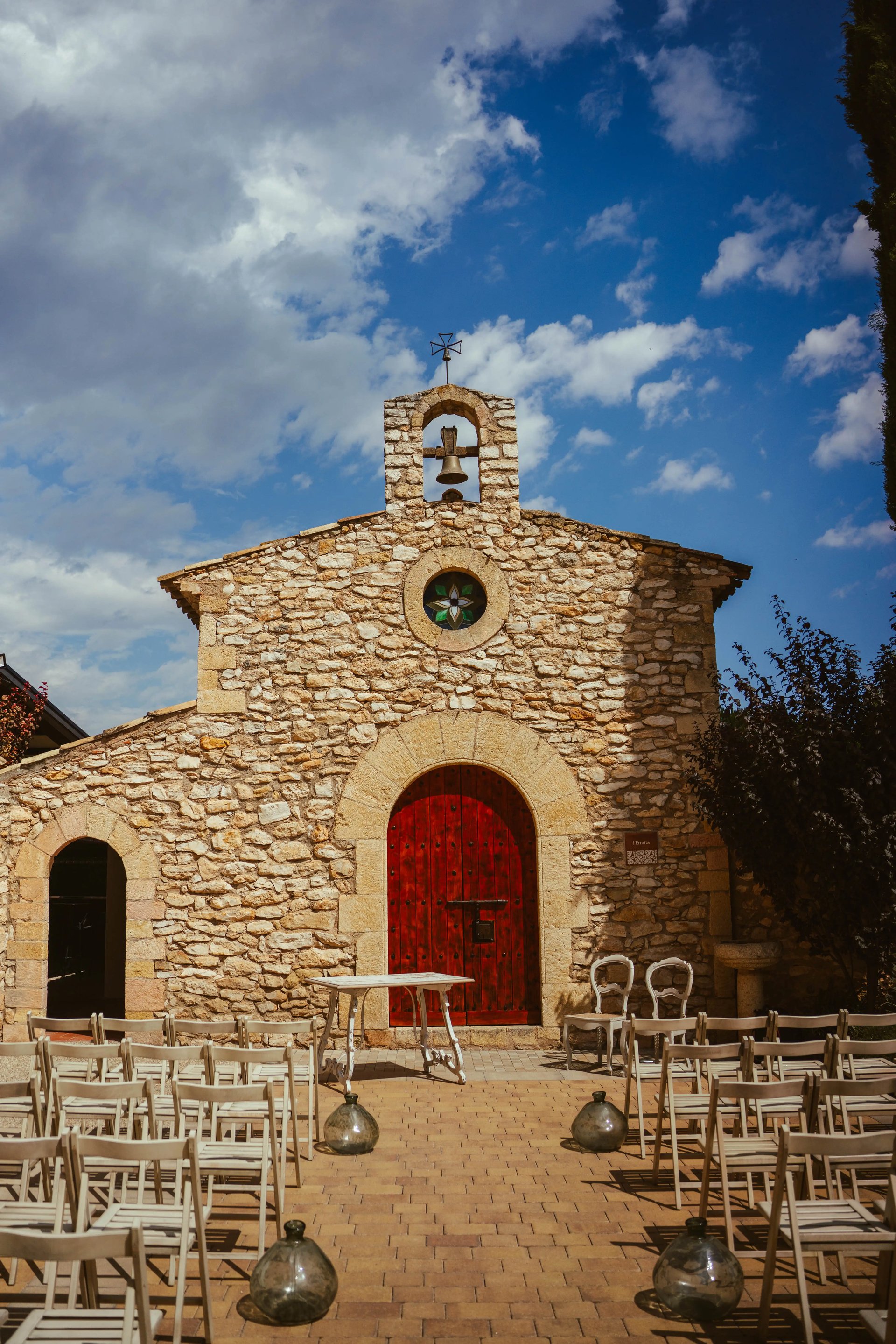 Retrat dels nuvis a Masia Can Martí